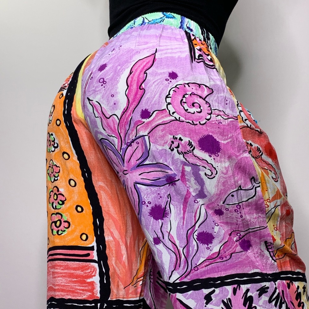 Vintage Christina Fairbanks 100% Rayon Pants